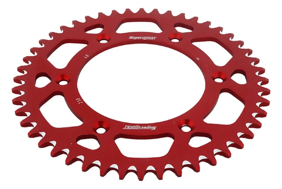 Red Aluminum Sprocket For Honda CR125R 1983-2007 CRF230M 2009; RAL-210-48-RED Foto 3 de 4