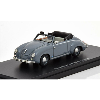 VW DANNEHAUR AND STAUSS CONVERTIBLE 1951 GREY 1:43 Neo Scale Models Auto Stradal