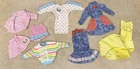 Vintage Mattel Barbie Doll Clothes 1980s - Lot of 8 pieces of clothes
