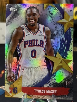 25-26 Topps NBA Flagship Basketball Stars Of The NBA Tyrese Maxey