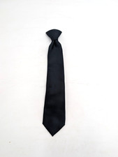 Wonder Nation Boy's Clip-On Tie Black Classic Dressy