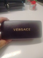 Versace Sunglasses Eyeglasses Case Only Hardcase Clamshell Black