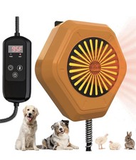 800W Dog House Heater, Pet House Heater with Over Heat Protection, Safe Dog