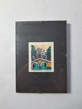 Vintage 1996 Glass Framed Amsterdam Debra Hill Art Print Bridge River Vintage 1996 Glass Framed Amsterdam Debra Hill Art Print Bridge River