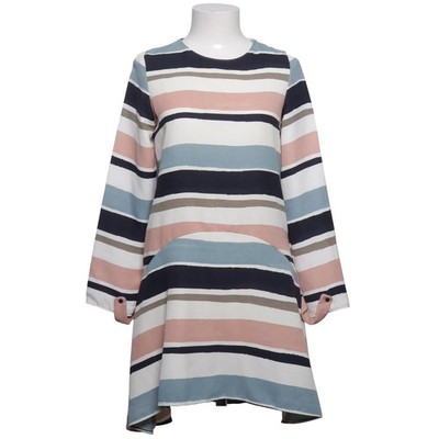 Zara Basic Collection, Kleid, Größe: XS, Mehrfarbig, Polyester, Streifen #lgF