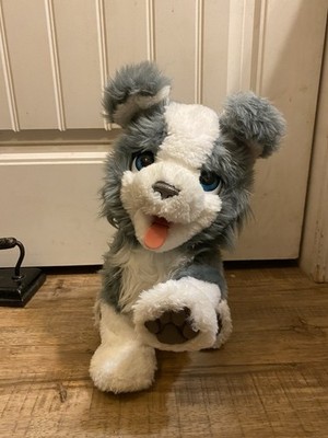 FurReal Friends Ricky the Trick Lovin  Puppy Hasbro Working Grey White-Dog Only