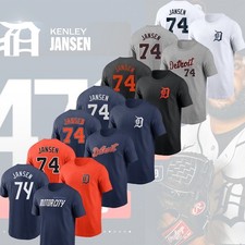 Kenley Jansen #74 Detroit Tiger Team 2026 Name & Number Player Unisex Fans Gifts