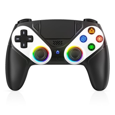 Gamrombo PS5 Wireless Controller-LED, Dual Vibration, 6-Axis, PC Compatible
