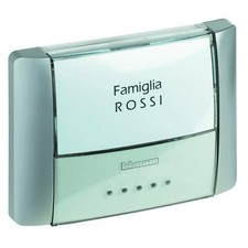 BTICINO PULSANTE CAMPANELLO TARGA IP55 COLORE TECH 26108T