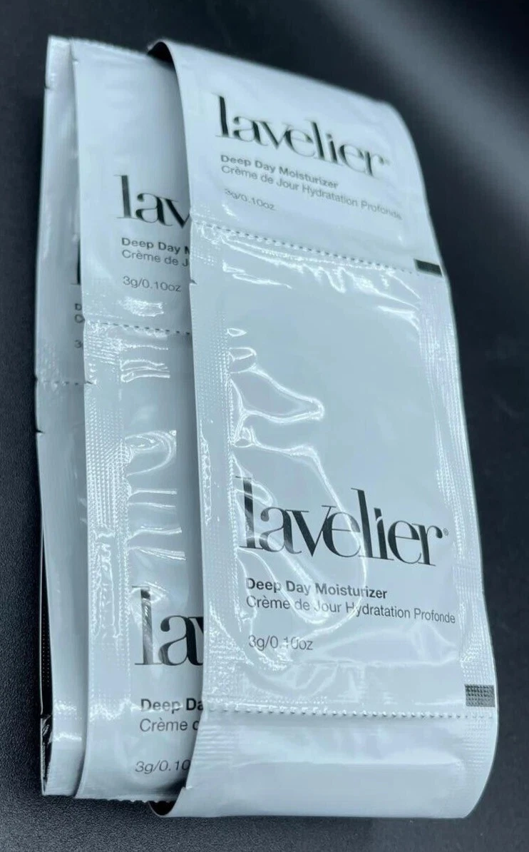 Lavelier Deep Day Moisturizer~ 12 SAMPLE PACKETS 3g~0.10oz Each