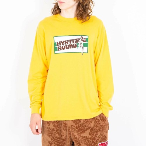 Hysteric Glamour 2024AW Sound Logo Print Camiseta Manga Larga Amarillo M Muy ... - Imagen 2 de 11