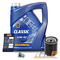 ÖLfilter + 5L 10W-40 MotorÖL FÜR Seat Arosa Skoda Fabia Octavia VW Lupo 1.0 1.4
