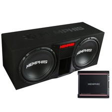 Memphis SRXE12DP Dual 12" SRX Vented Bass Package with SRX600.1V Amplifier