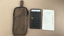 Hewlett Packard HP 41CV calculator W/Book Case.