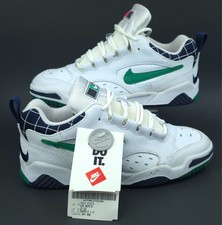 VTG 1995 Nike Air Repeat Mens 8.5 White Blue Green Sneaker Shoes READ