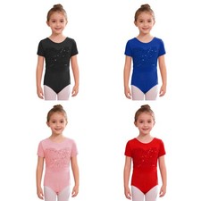 Girls Leotard Festival Bodysuit Competitions Ballet Dance Unitard Figure Show
