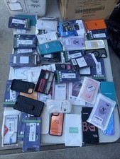 Lot of 50 New Cell Phone Cases Apple Android and Cell Phone Glass Amazon Retu