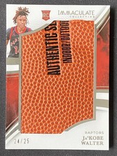 Ja'Kobe Walter 2024-25 Panini Immaculate Basketball Relic RC /25 #RBB-JKW