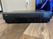 RCA VR508 4-Head VHS VCR Tested Working No Remote Serial 612492509 See Video