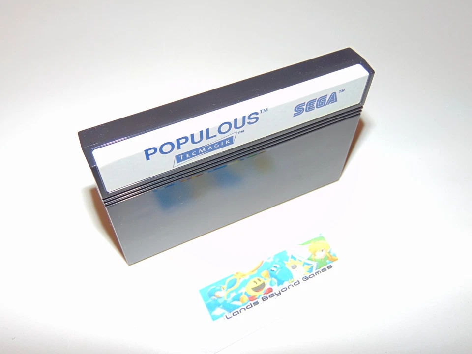 Populous Sega Master System Video Game TecMagik PAL CIB VGC - Image 4 of 4