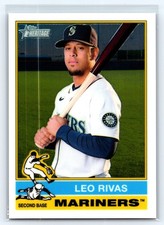2025 Topps Heritage Leo Rivas Chrome #634 Seattle Mariners