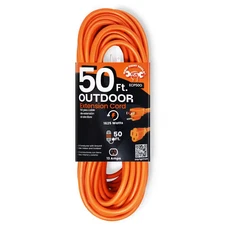 50 Ft. 16/3 SJT, Outdoor Extension Cord, Orange