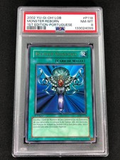 Yugioh 2002 Monster Reborn LOB 1st LDB-P118 PSA 8