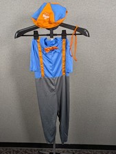 Disguise Licensed Blippi Kideo Toddler Classic Jumpsuit Boys Costume 3T-4T