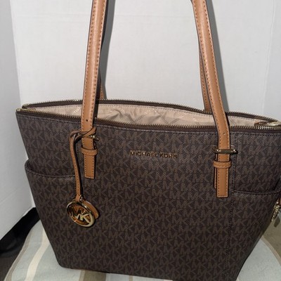 Michael Kors Jet Set Signature Logo East West Large Shoulder Bag