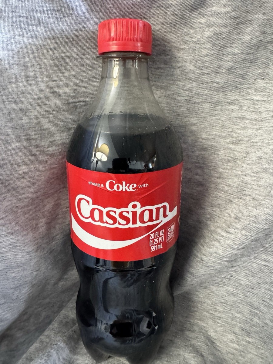 Share A Coke with Cassian 2025 Personalized Gift Coca Cola Bottle