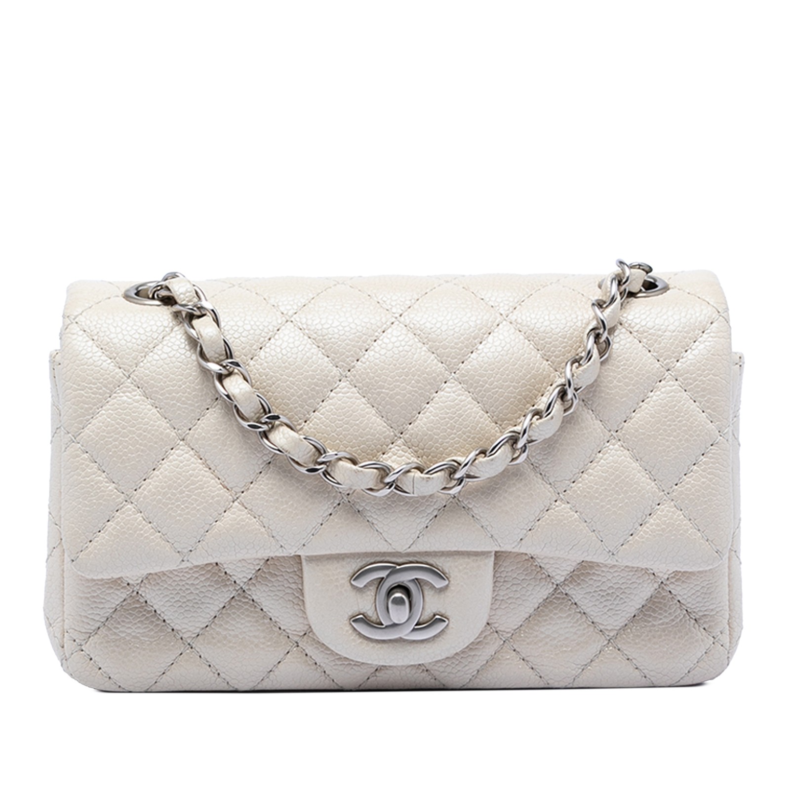 Authenticated Chanel Mini Rectangular Classic Cav… - image 1