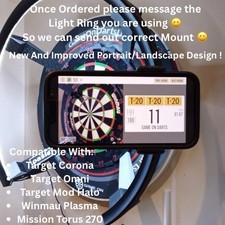 The New Dart Light Phone Mount Compatible With Darts Counter And Dartsmind!