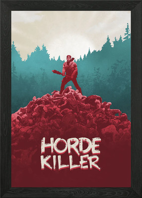 Horde Killer Framed Wall Art Poster Canvas Print Picture