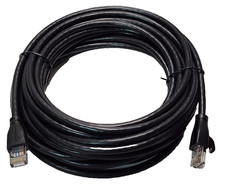 RJ45 Cat-6 Ethernet Patch Internet Cable 25 FT, Black