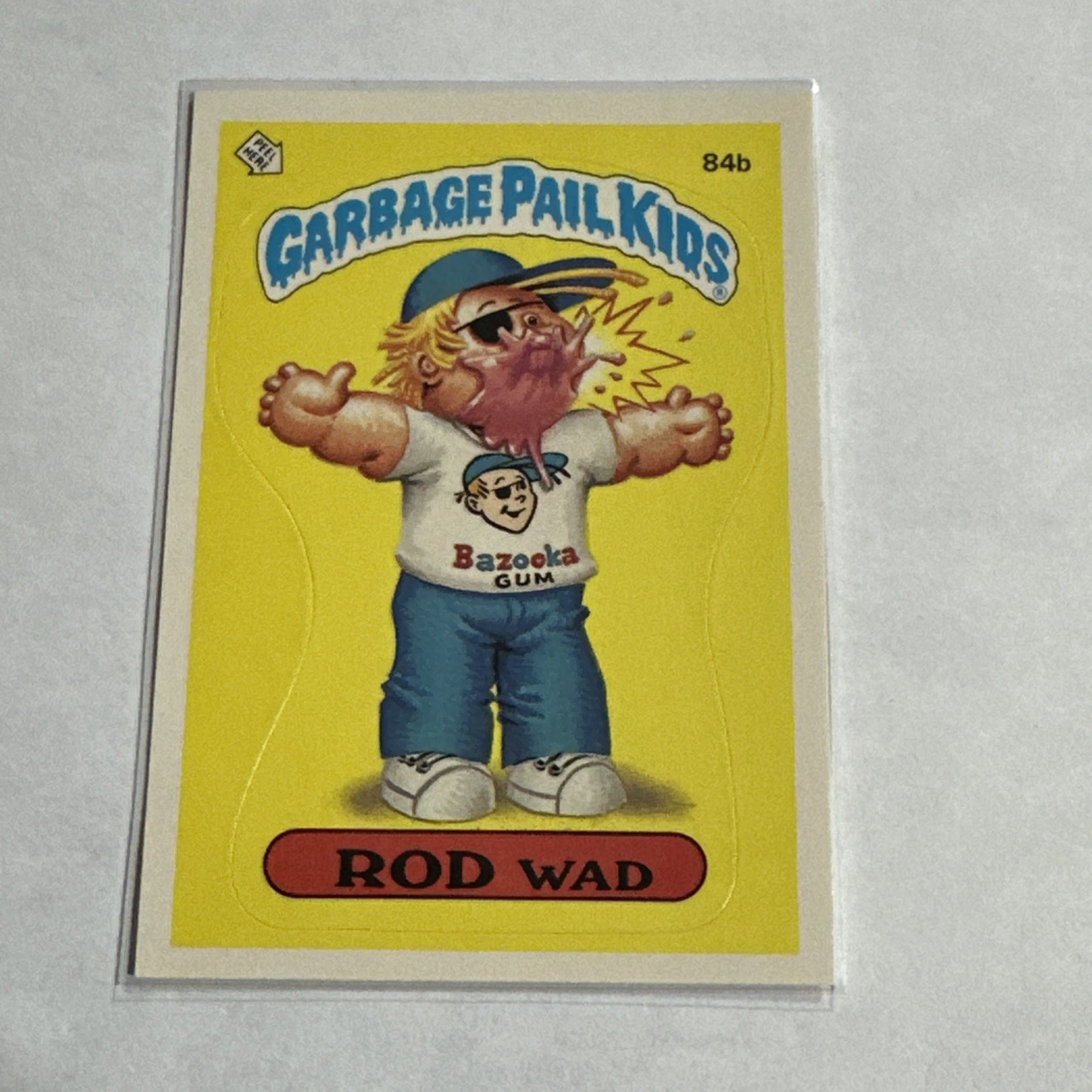 ROD Wad #84b 1986 Garbage Pail Kids trading card — raw and PSA graded price guide