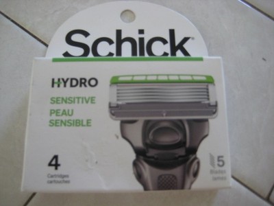 Schick Hydro Sensitive 4 Packs  4 Refill Cartridges 5 Blades each cartridge