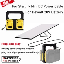 For Starlink Mini DC Power Cable For Dewalt 20V Battery 4 Slots Battery Extender