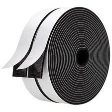 2 Rolls, 1 Inch Wide X 1/8 Inch Thick 33FT long High Density Foam Seal Tape