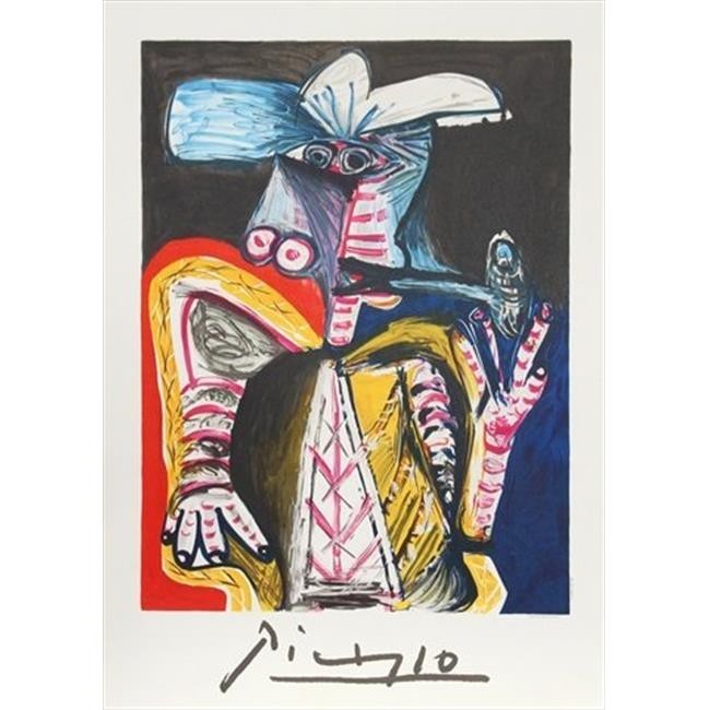 Pablo Picasso 14481 Personnage a la Pipe- Lithograph on