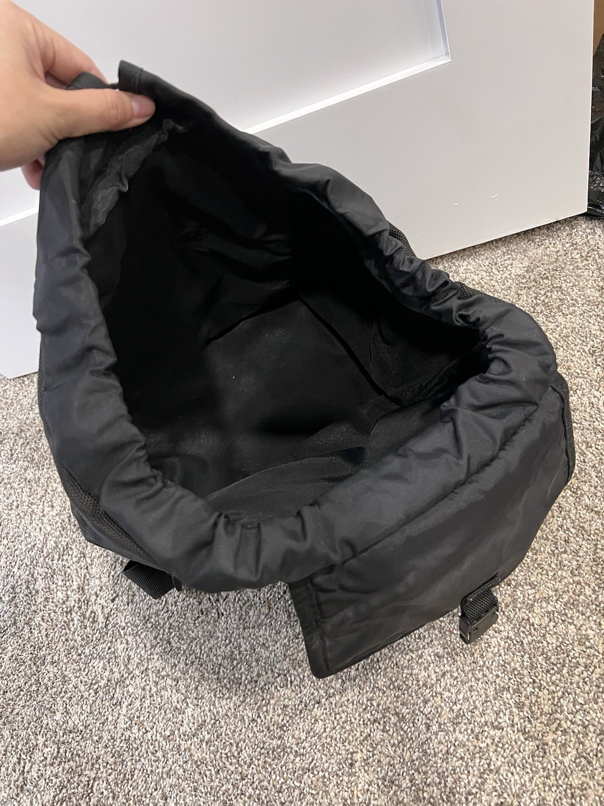 Pendleton Nylon, Wool and Leather Drawstring Back… - image 3