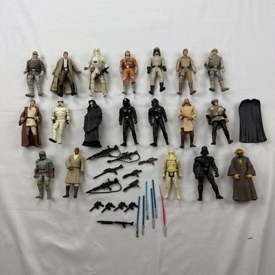 STAR WARS Mixed Lot Of 19 Action Figures Loose Incomplete Incudes Weapons
