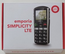 EMPORIA SIMPLICITY 4G (LTE) Seniorenhandy, Schwarz