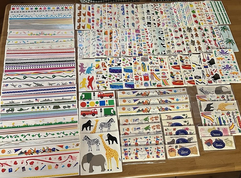 Over 835 + Extras NEW LOT Mrs. Grossman Stickers 80's 90's Many VTG & RETIRED