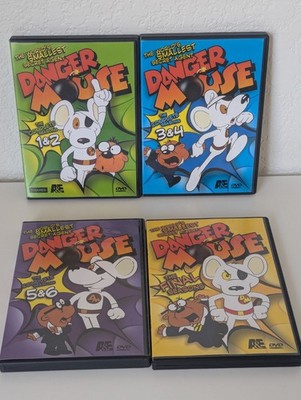 Danger Mouse The Complete Series: Season 1-10, 9 DVD Set 2007 A&E Excellent
