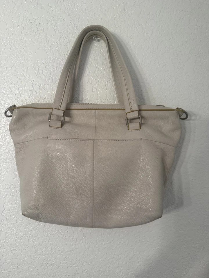 Bolso Bandolera FOSSIL Dawson Cartera Cuero Crema Foto 2 de 4