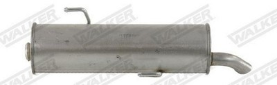 WALKER 23475 Endschalldämpfer passend für PEUGEOT 206 Schrägheck (2A/C) Auspuff
