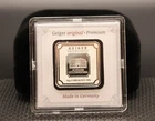 10g .999 Fine Silver Geiger Edelmetalle Bar w/ Assay Schloss Güldengossa