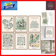 Artistic A4 Sage Green Canvas Wall Art Set - Perfect Gift for Home Lovers