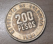 1994 Colombia 200 Pesos