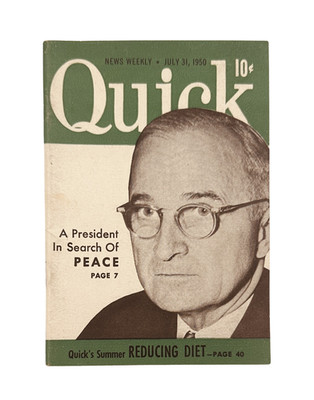 Quick Magazine July 31, 1950 Harry S. Truman